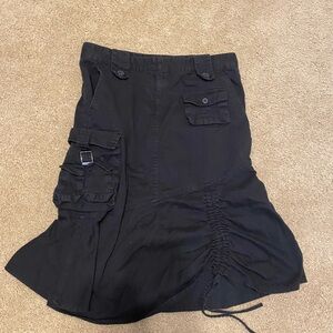 Vintage Mall Goth Skirt Alternative Emo Punk Vampire Black